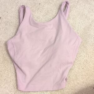 Lululemon High neck align tank- Light Pink